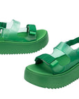 Melissa Brave Papete Platform - Green