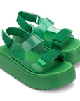 Melissa Brave Papete Platform - Green