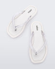 Melissa Airbubble Flip Flop - Blanc