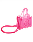 Melissa Small Jelly Shopper Bag + Telfar - Clear Pink