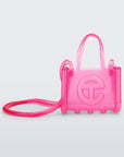 Melissa Small Jelly Shopper Bag + Telfar - Clear Pink