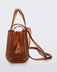 Borsa shopper piccola Jelly Melissa + Telfar - Marrone trasparente