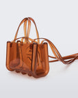 Melissa Small Jelly Shopper Bag + Telfar - Clear Brown