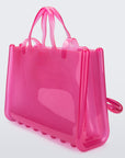 Melissa Large Jelly Shopper Bag + Telfar - Clear Pink