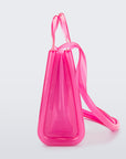 Borsa shopper media Jelly Melissa + Telfar - Rosa trasparente