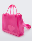 Borsa shopper media Jelly Melissa + Telfar - Rosa trasparente