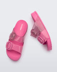 Mini Melissa Cozy Slide - Pink/Glitter