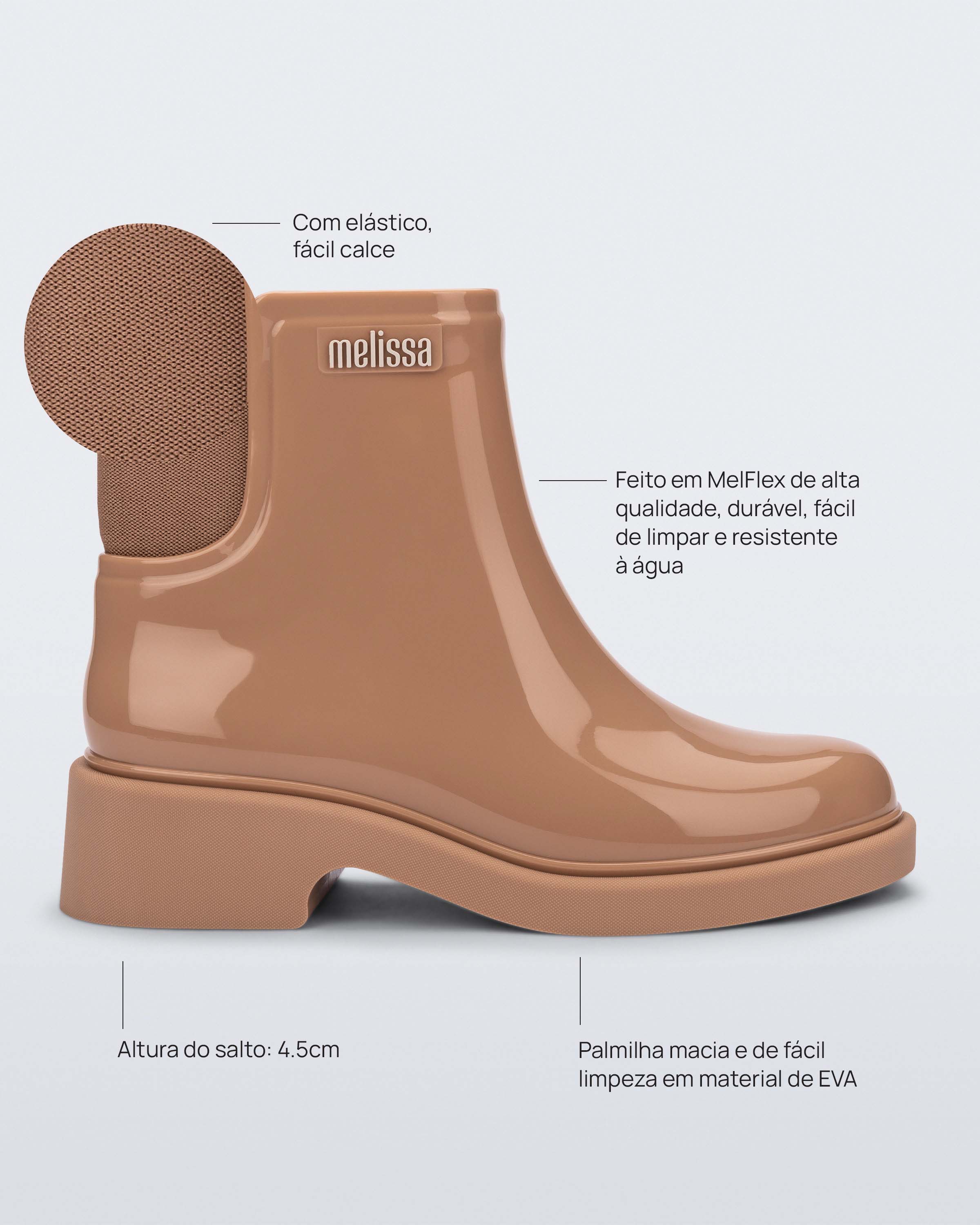 Melissa Chelsea Boot - Brown