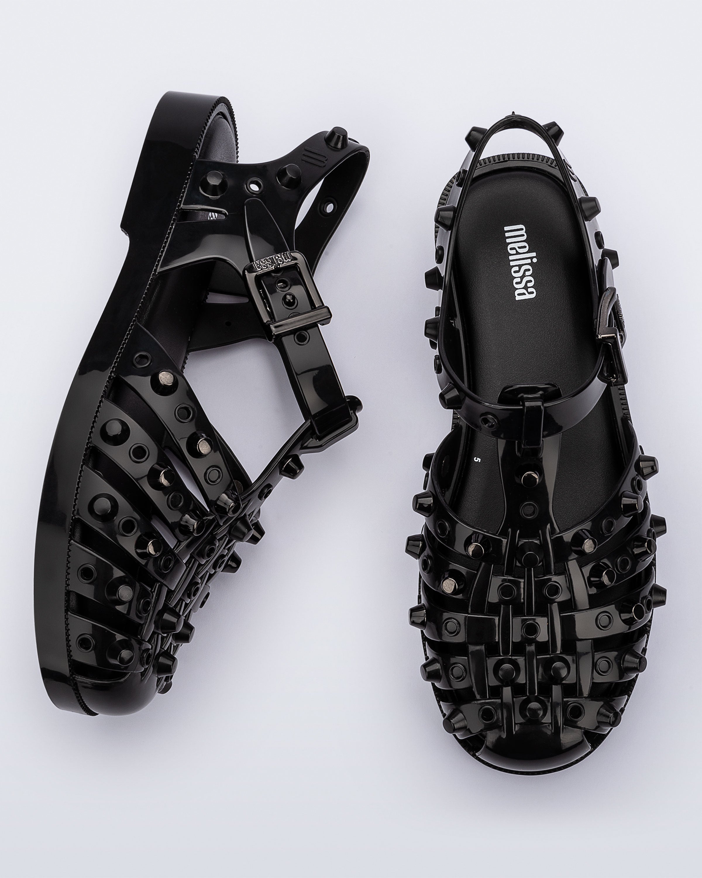 Melissa Possession Studs - Black/Dark Grey