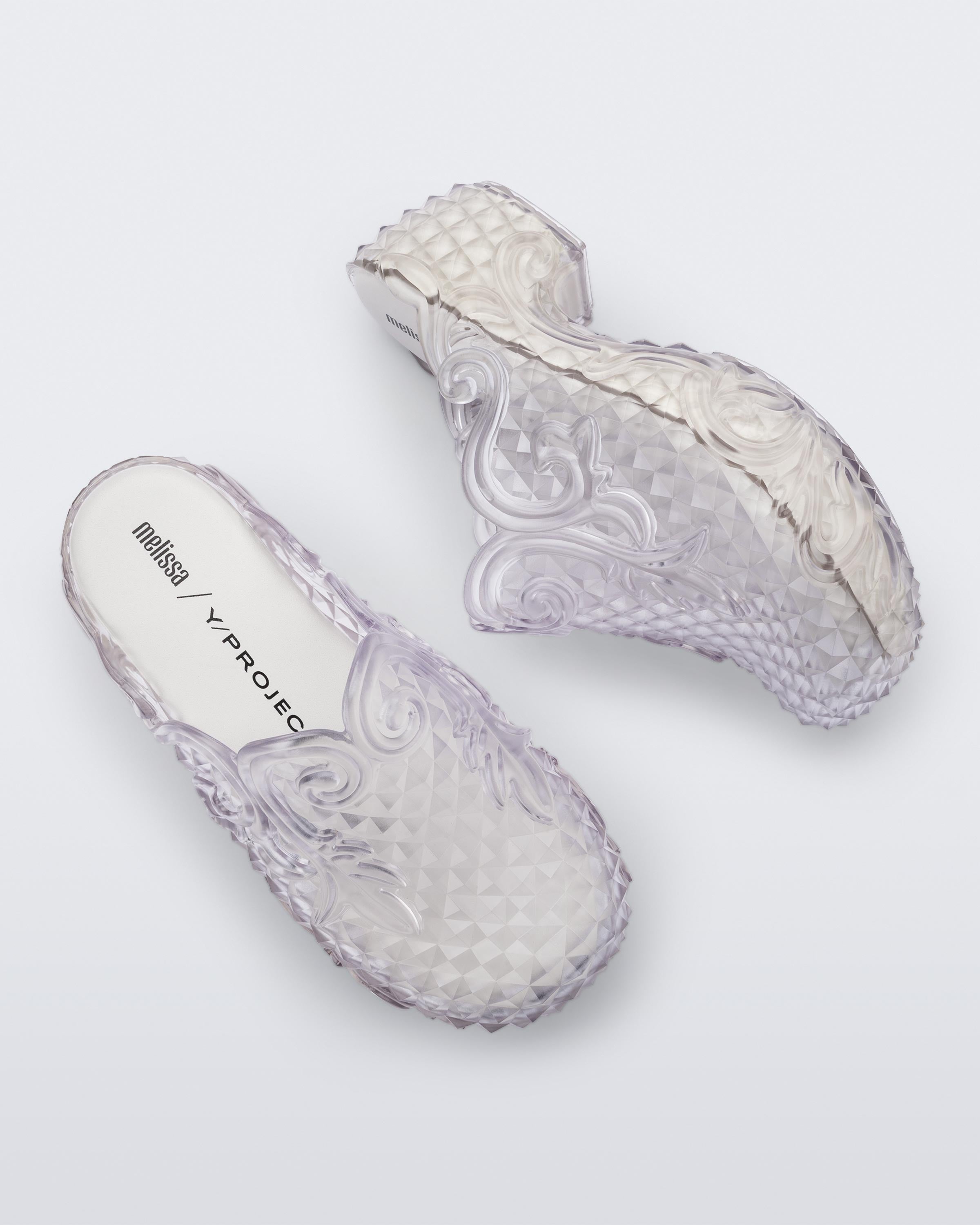 Melissa Court Clog Y.Project Clear White