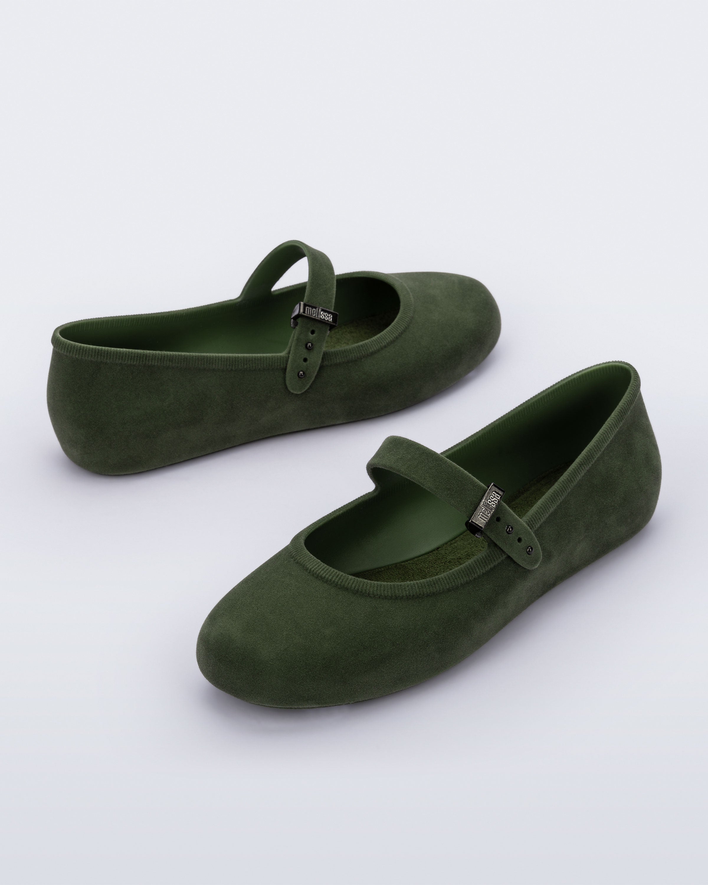 Melissa Soft Ballerina Velvet - Green