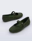 Melissa Soft Ballerina Velvet - Green