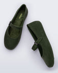 Melissa Soft Ballerina Velvet - Green